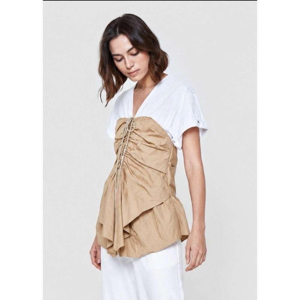 3.1 Phillip Lim Scandi Girl Corset Peplum Top Capsule Designer Avant Garde 8